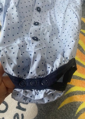 Diğer Erkek Bebek Çıt Çıtlı Uzun Kollu Gömlek