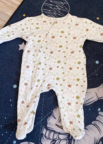 Hello baby Uzun Kollu Beyaz Bebek Tulum