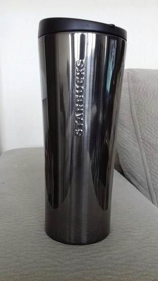 Starbucks yeni 473 ml büyük boy metalik termos mug