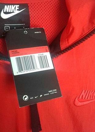 l Beden kırmızı Renk Nike retro 90's L beden oversize üst 