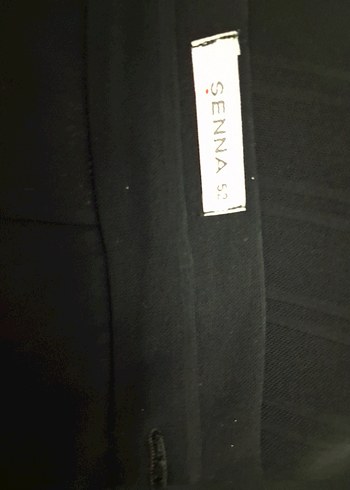 Siyah Uzun Drapeli Kadın Etek - Görsel 2