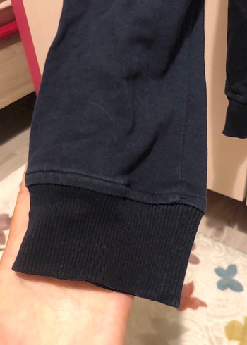 Lacivert Baskılı Kadın Sweatshirt - Görsel 3