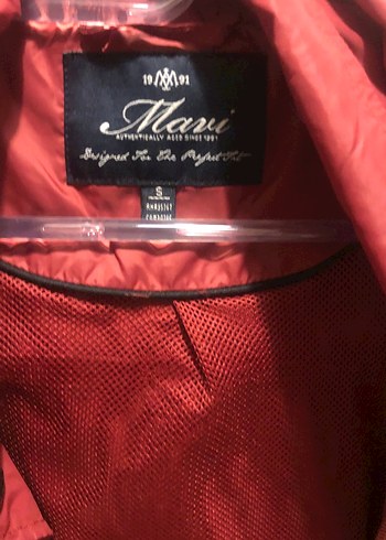 Bordo Midi Boy Kadın Yağmurluk - Görsel 2