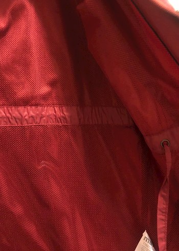 Bordo Midi Boy Kadın Yağmurluk - Görsel 5