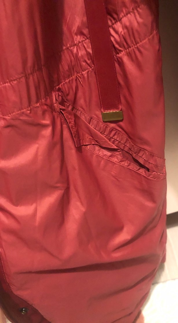 Bordo Midi Boy Kadın Yağmurluk - Görsel 4