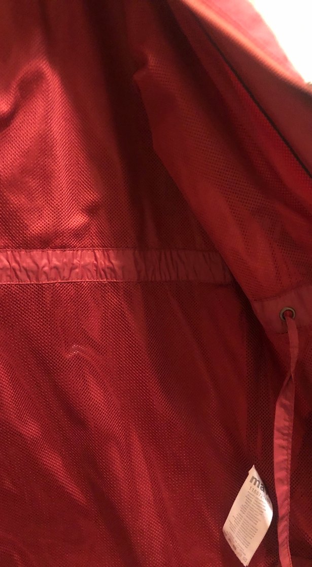 Bordo Midi Boy Kadın Yağmurluk - Görsel 5