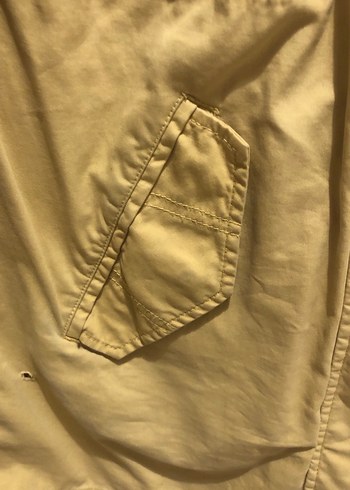 Sarı Düğmeli Midi Kadın Ceket - Görsel 3