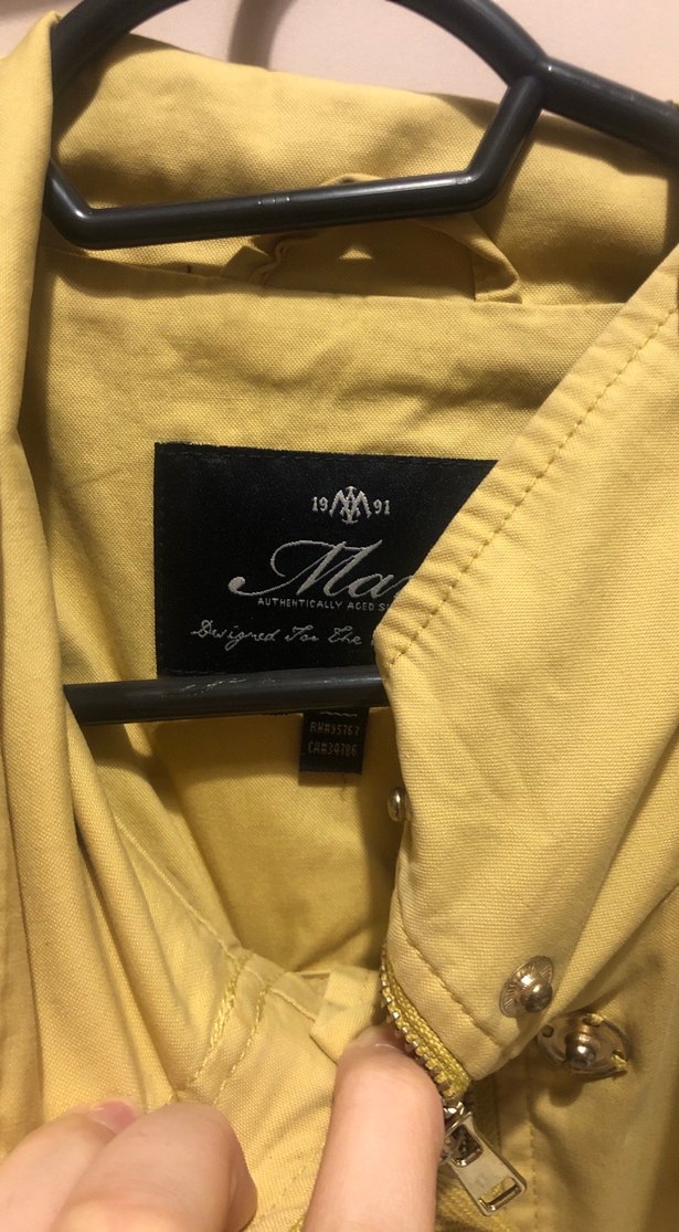 Sarı Düğmeli Midi Kadın Ceket - Görsel 5