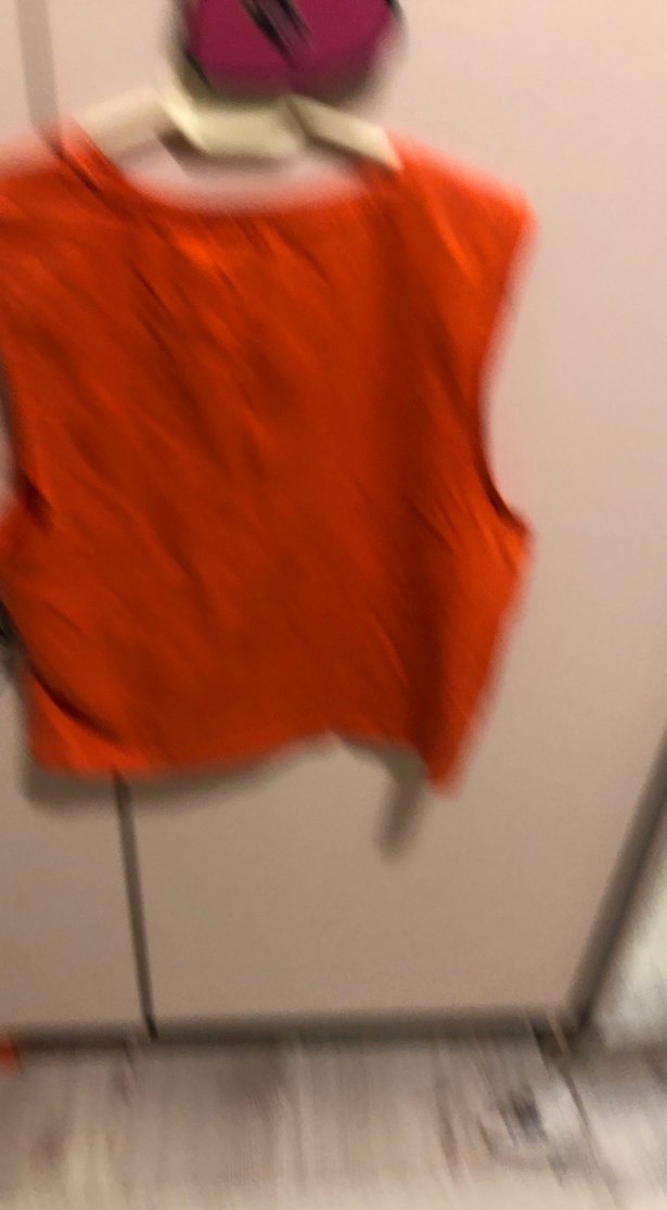 Kırmızı Kolsuz Kısa Kadın Crop T-shirt - Görsel 3