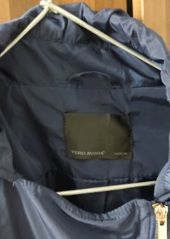 Lacivert Uzun Kadın Ceket Fermuarlı - Görsel 3