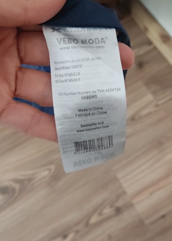 Lacivert Uzun Kadın Ceket Fermuarlı - Görsel 4