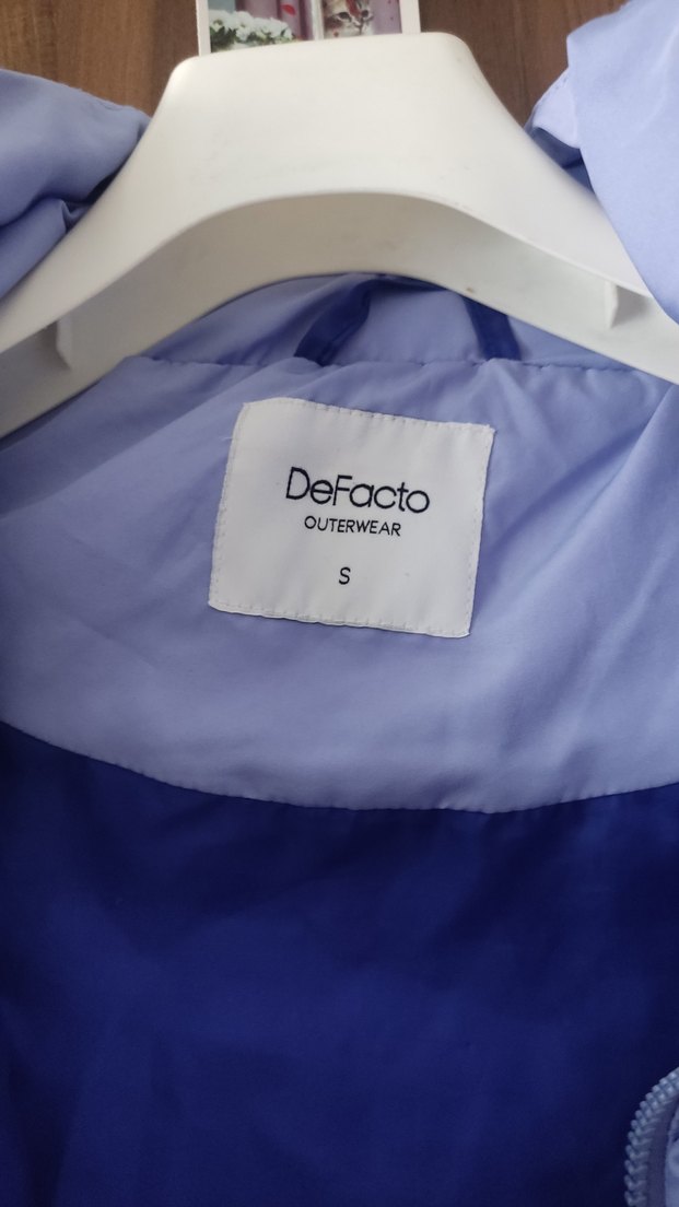 Defocto markası Mor Kadın Kışlık Mont - Görsel 3