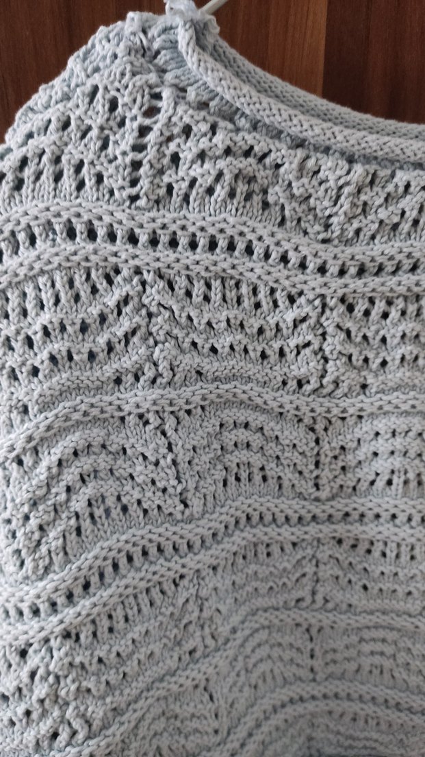 mavi Bohem Örgü Kadın Kazak - Görsel 3