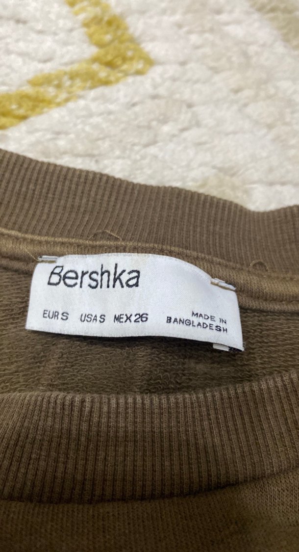 Kahverengi Pamuklu Uzun Kollu Baskılı Sweatshirt - Görsel 2