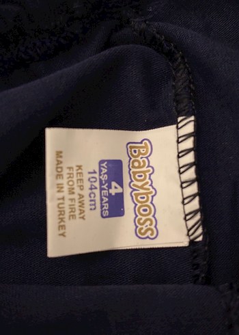 Kız Çocuk Lacivert Elastik Bel Tayt - Görsel 2