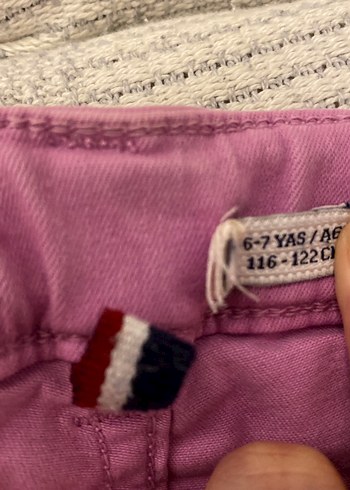 Nakışlı Pembe Bohem Denim Şort - Görsel 4