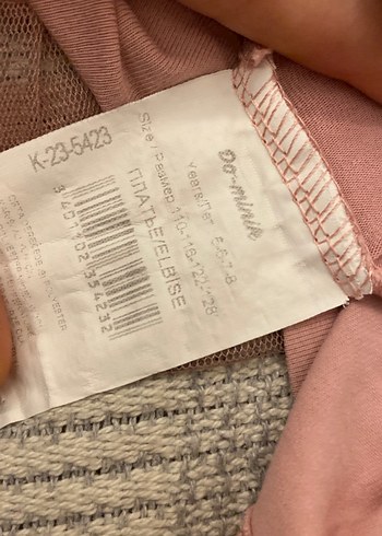 Pembe Bohem Kız Elbisesi Kısa Kollu - Görsel 2