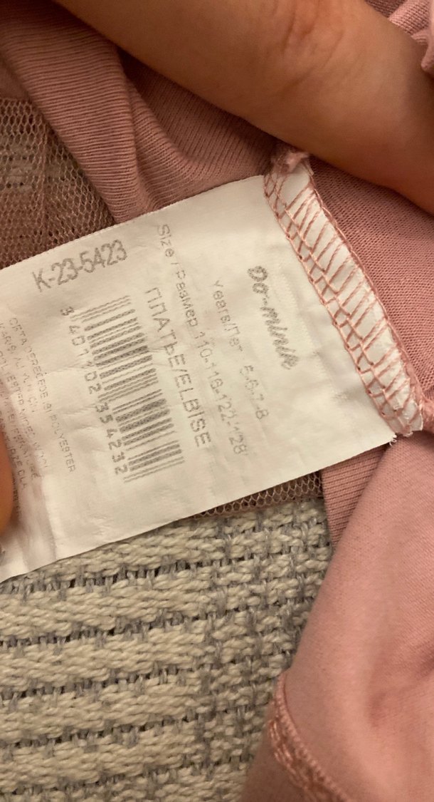 Pembe Bohem Kız Elbisesi Kısa Kollu - Görsel 2