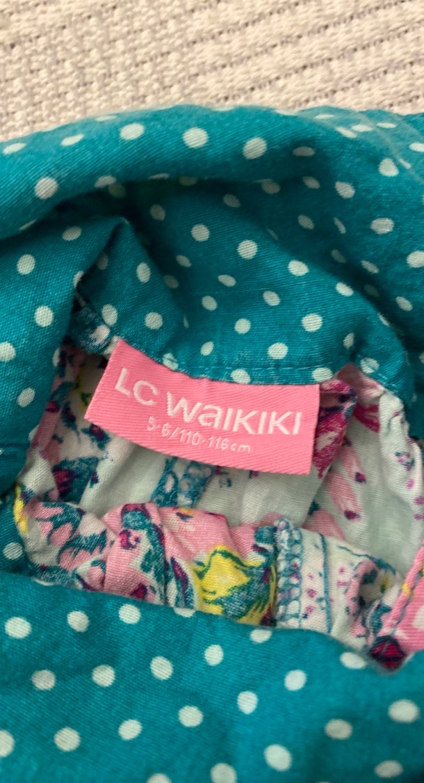 Çiçek Desenli Bohem Kız Elbisesi - Görsel 2