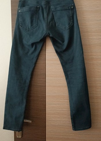 Erkek Lacivert Kemerli Regular Fit Kot Pantolon - Görsel 2