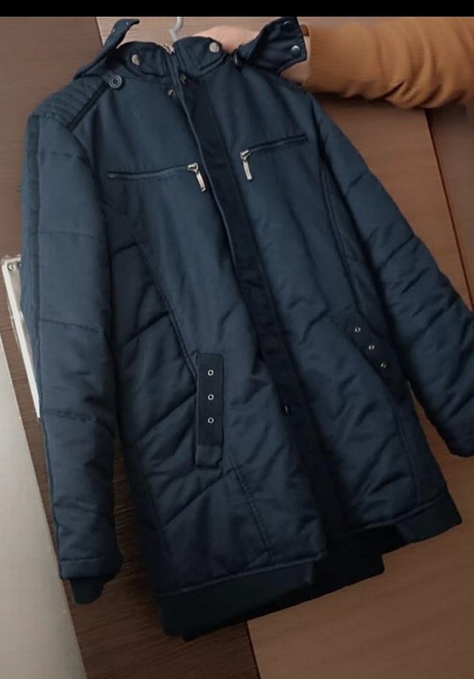 Erkek Çocuk Lacivert Midi Kışlık Kaban/Mont - Görsel 2