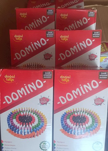 Doğal Toys Renkli Domino Seti