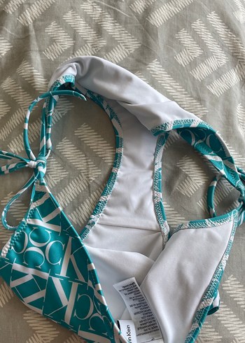 l Beden turkuaz Renk Kadın Calvin Klein Turkuaz Bağlamalı Bikini Altı