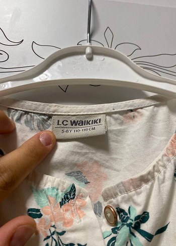 LC Waikiki Kız Çocuk Bohem Desenli Askısız Elbise