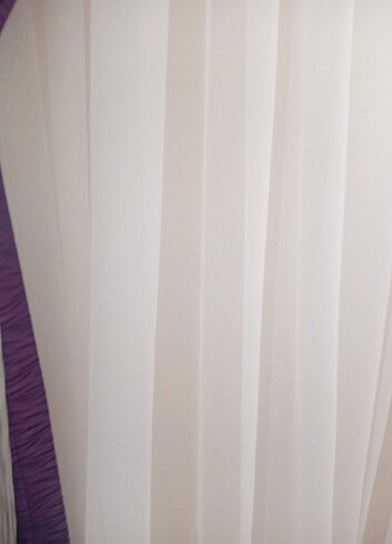 4 mtre en 2 55 cm boyunda yenı tul perde - Görsel 2