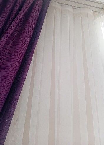 4 mtre en 2 55 cm boyunda yenı tul perde - Görsel 4