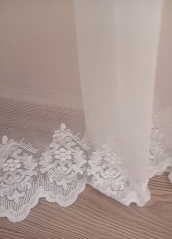 4 mtre en 2 55 cm boyunda yenı tul perde - Görsel 6