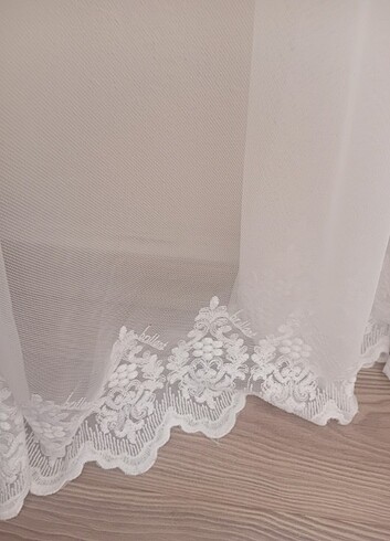 4 mtre en 2 55 cm boyunda yenı tul perde - Görsel 7