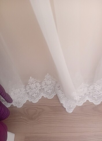 4 mtre en 2 55 cm boyunda yenı tul perde - Görsel 13