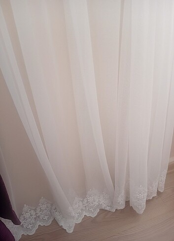 4 mtre en 2 55 cm boyunda yenı tul perde - Görsel 15