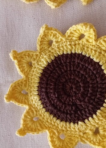 Keten kumastan runner ve kırlent kılıfı - Görsel 4