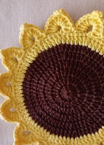 Keten kumastan runner ve kırlent kılıfı - Görsel 8