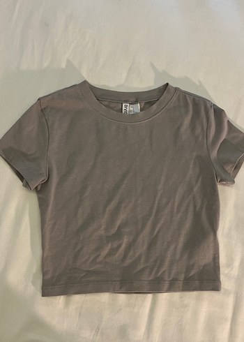 H&M kadın bej crop