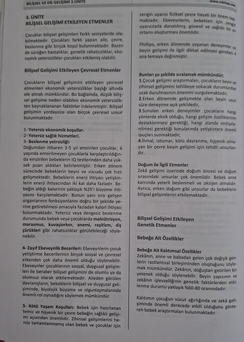 Çocuk Gelişimi 2. Sınıf Bahar Dönemi Kitabı - Görsel 5