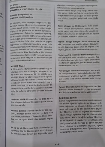 Çocuk Gelişimi 2. Sınıf Bahar Dönemi Kitabı - Görsel 16