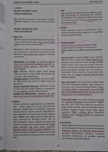 Çocuk Gelişimi 2. Sınıf Bahar Dönemi Kitabı - Görsel 3