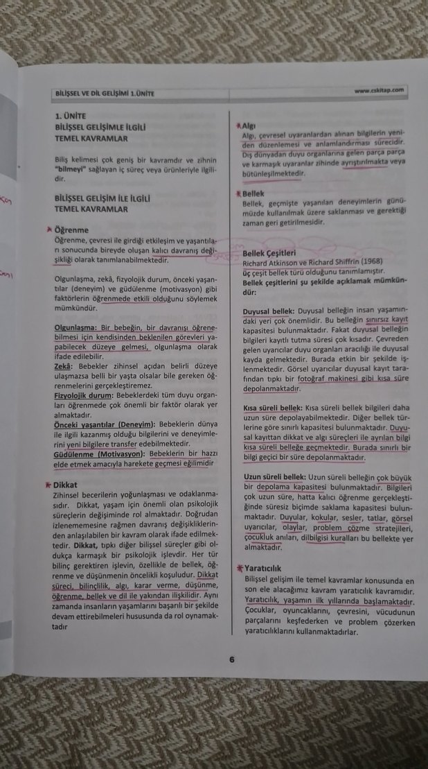 Çocuk Gelişimi 2. Sınıf Bahar Dönemi Kitabı - Görsel 3