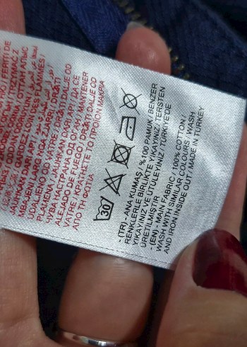 Erkek Mavi Kemerli Kısa Denim Şort - Görsel 6