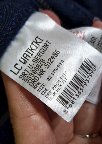 Erkek Mavi Kemerli Kısa Denim Şort - Görsel 5