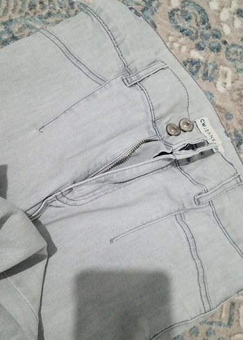 Gri darKesim Uzun Kadın Kot Pantolon - Görsel 4