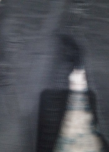 Gri Bol Kesim Kadın Midi Kot Pantolon - Görsel 3