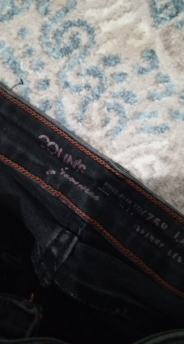 Gri Bol Kesim Kadın Midi Kot Pantolon - Görsel 4