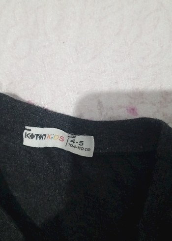 Kız Çocuk Siyah Rock Punk Tişört - Görsel 2