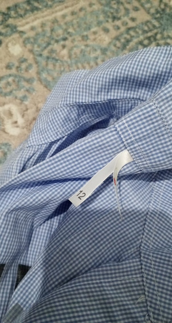 Mavi  Uzun Tunik Payetli - Görsel 4