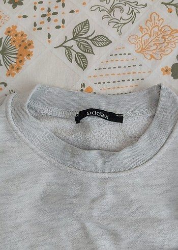 Gri Kadın Sweatshirt - Görsel 2