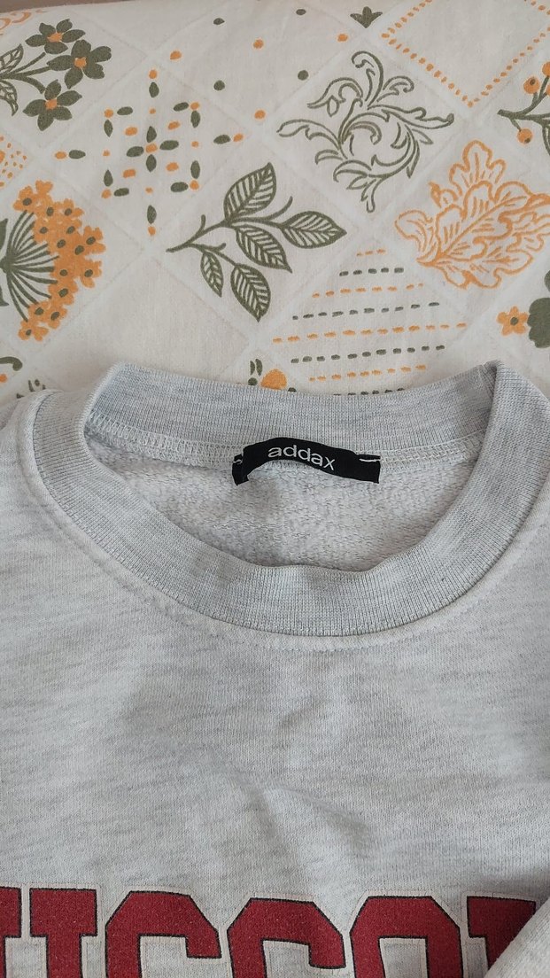 Gri Kadın Sweatshirt - Görsel 2